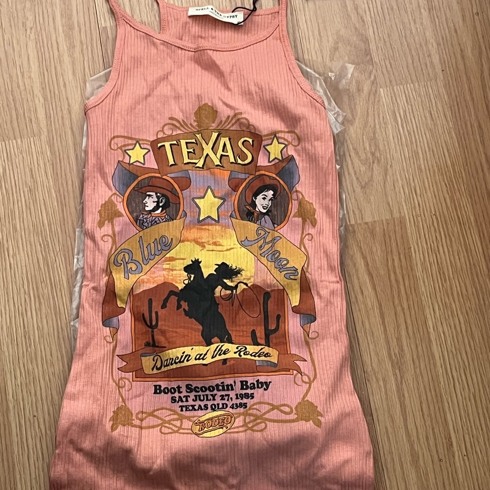 SPELL & THE GYPSY COLLECTIVE TANK TOP TEXAS XS